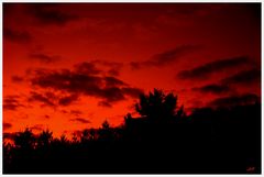 Sonnenuntergang in Arnsberg / Sauerland