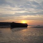 Sonnenuntergang in Arromanches