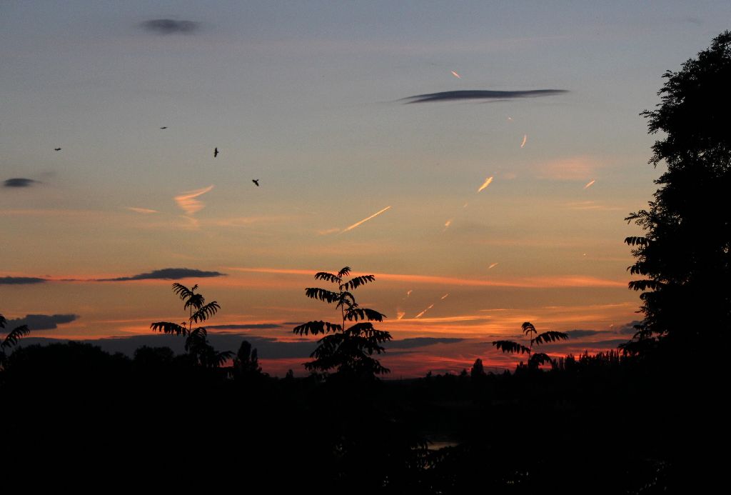 Sonnenuntergang in Aschaffenburg