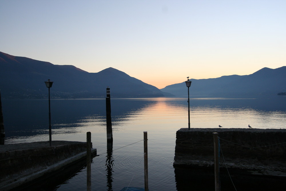 Sonnenuntergang in Ascona