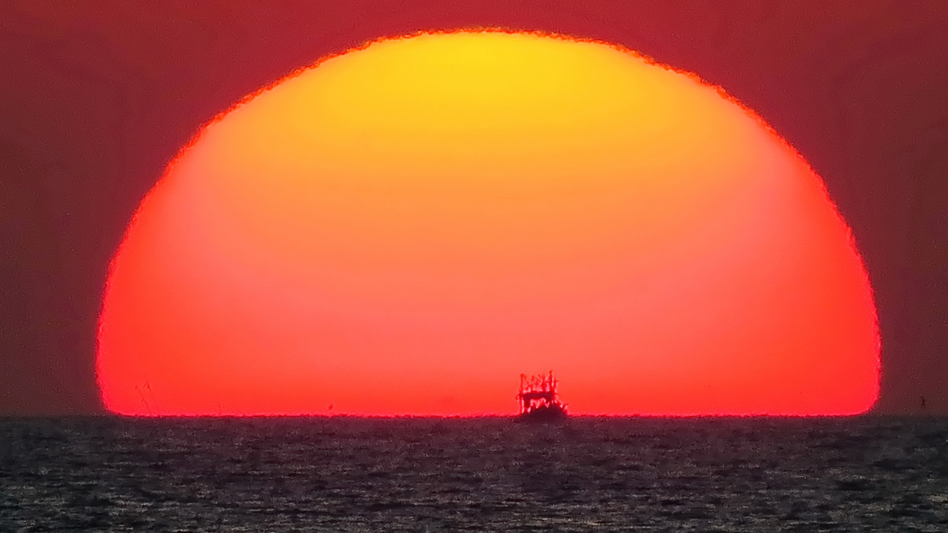 Sonnenuntergang in Asien