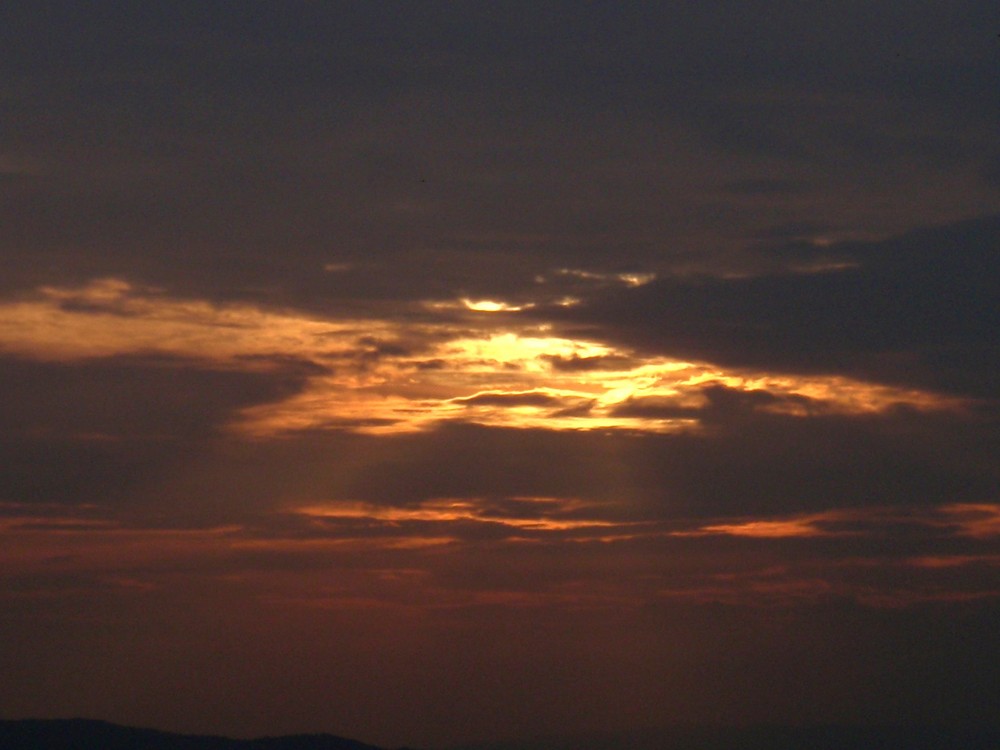 Sonnenuntergang in Assisi