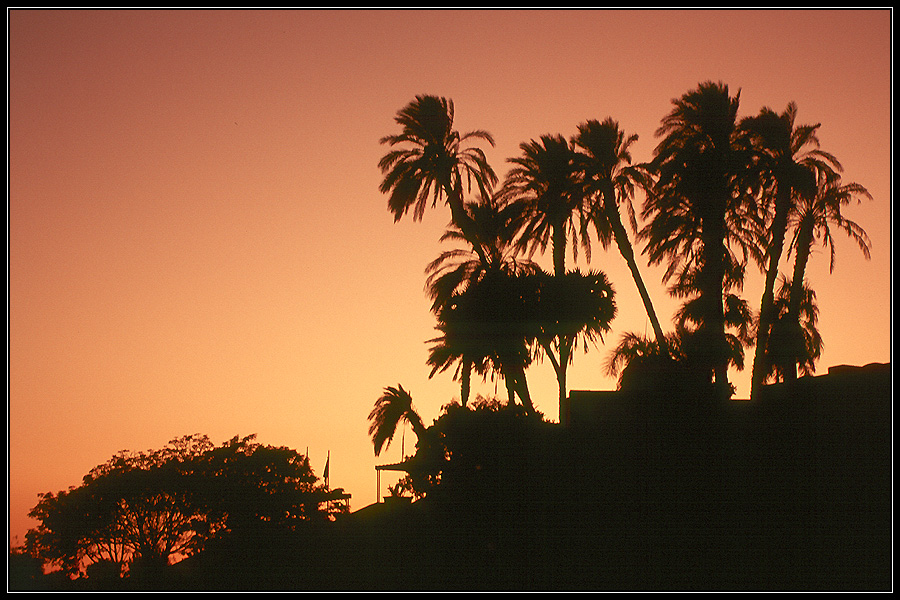 Sonnenuntergang in Assuan