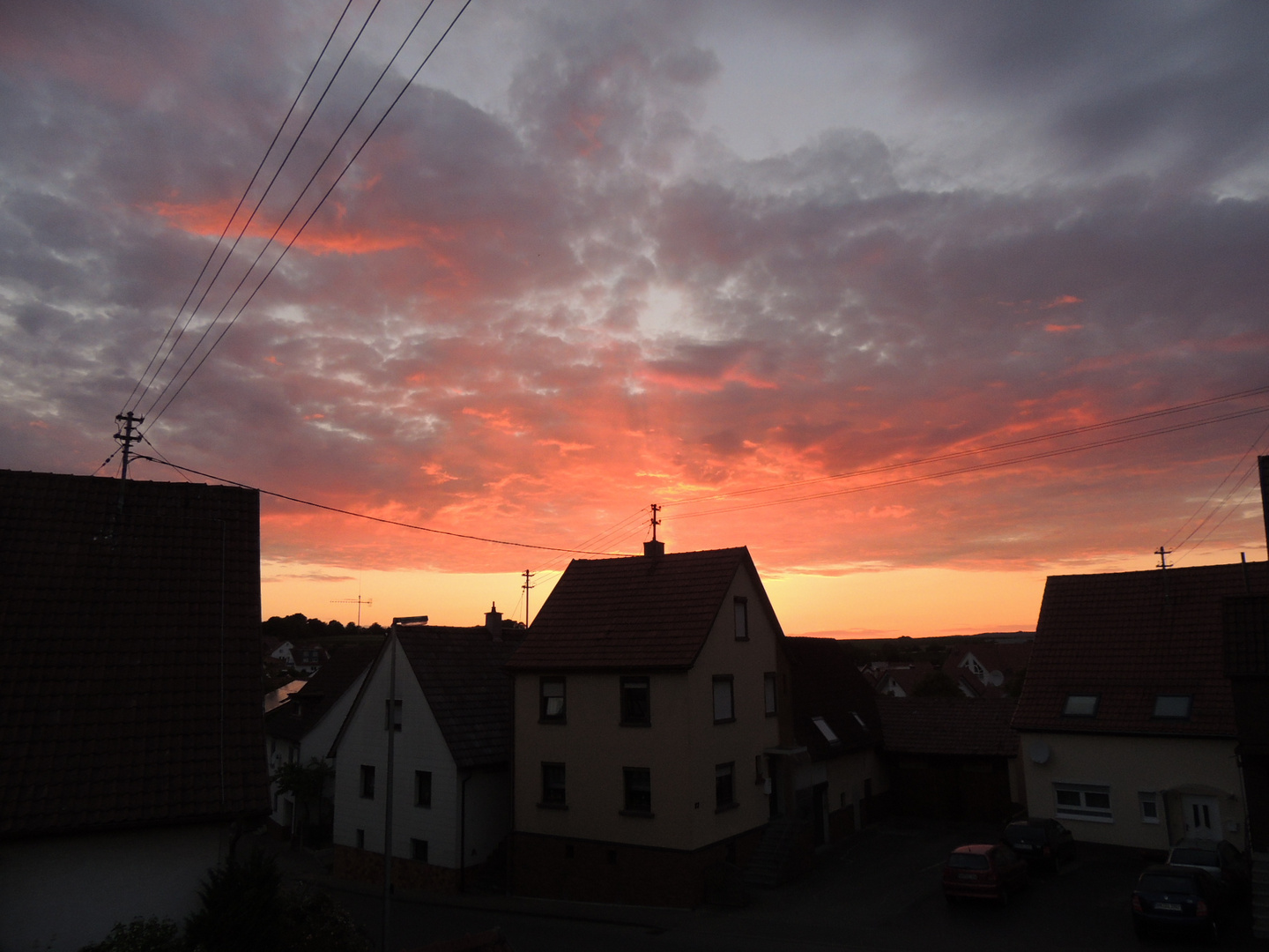 Sonnenuntergang in Auenwald