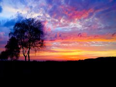 Sonnenuntergang in Auhagen