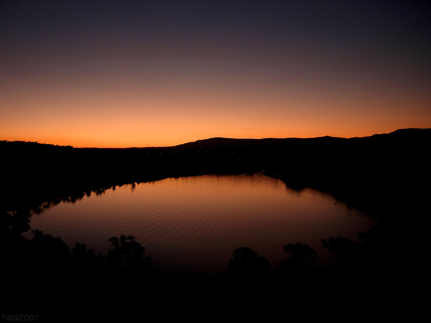 Sonnenuntergang in Australien