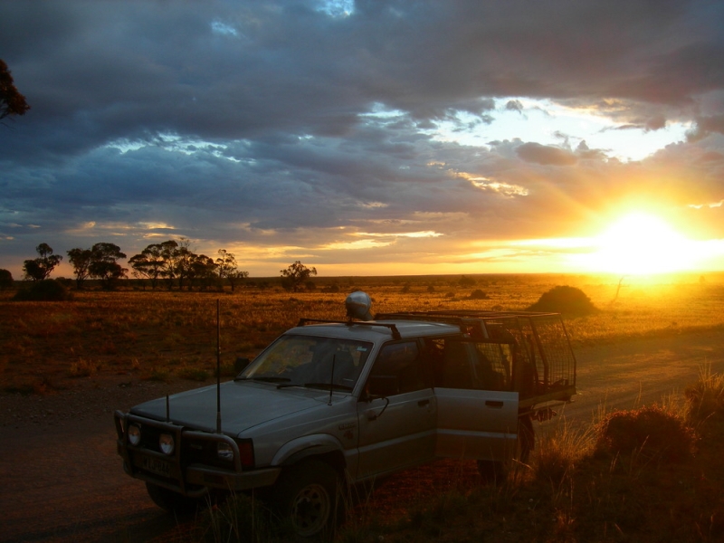 Sonnenuntergang in Australien