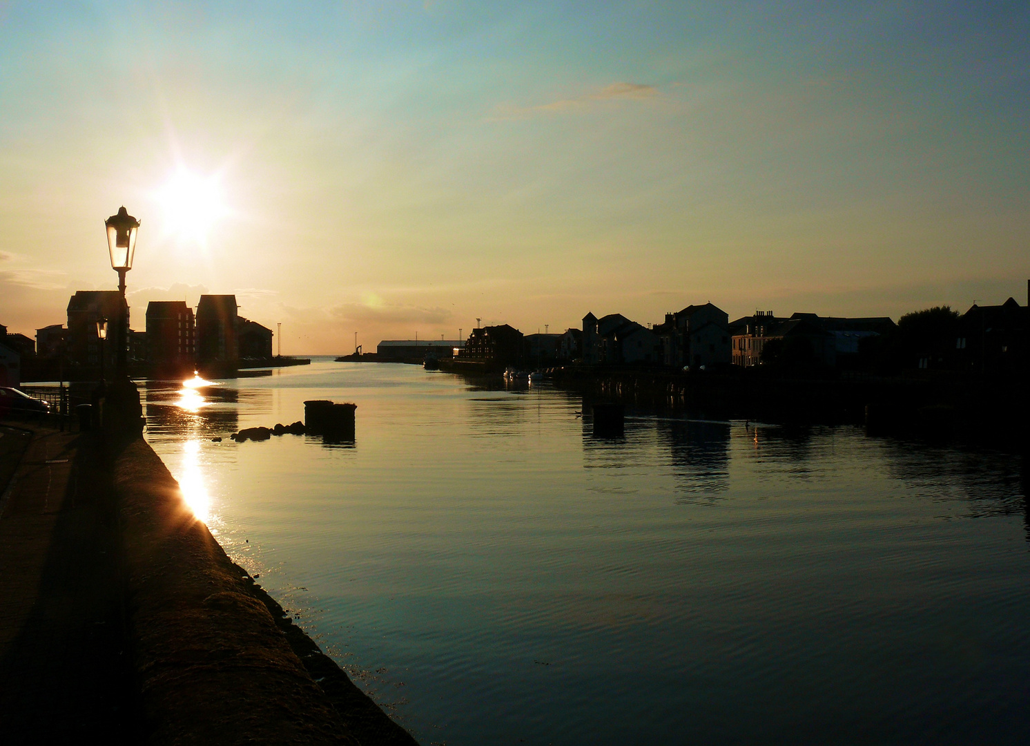 Sonnenuntergang in Ayr