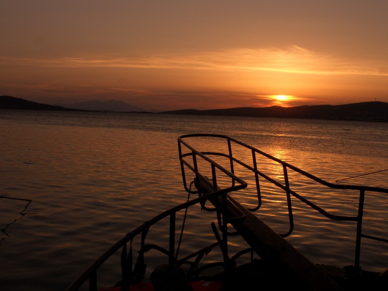 Sonnenuntergang in Ayvalik