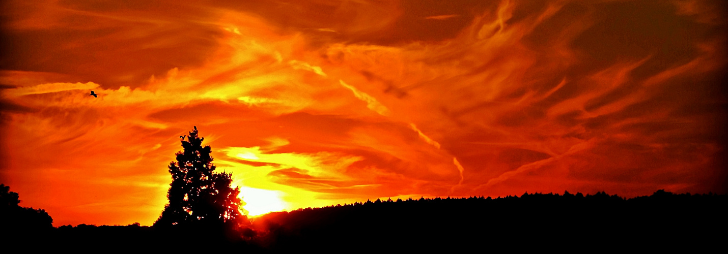 Sonnenuntergang in Bad Arolsen (Sunset in Bad Arolsen)