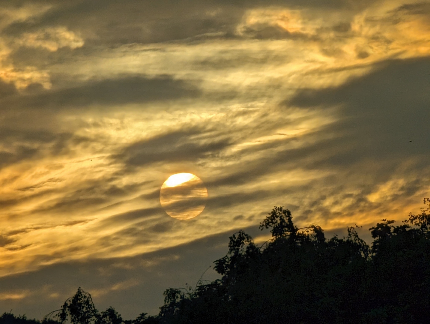 Sonnenuntergang in Bad Driburg 