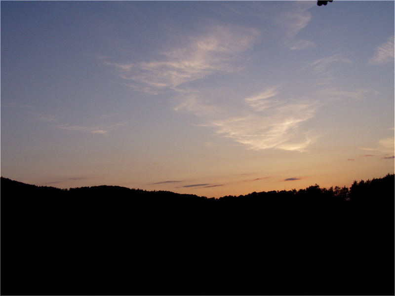 Sonnenuntergang in Bad Orb