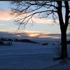 Sonnenuntergang in Bad Steben