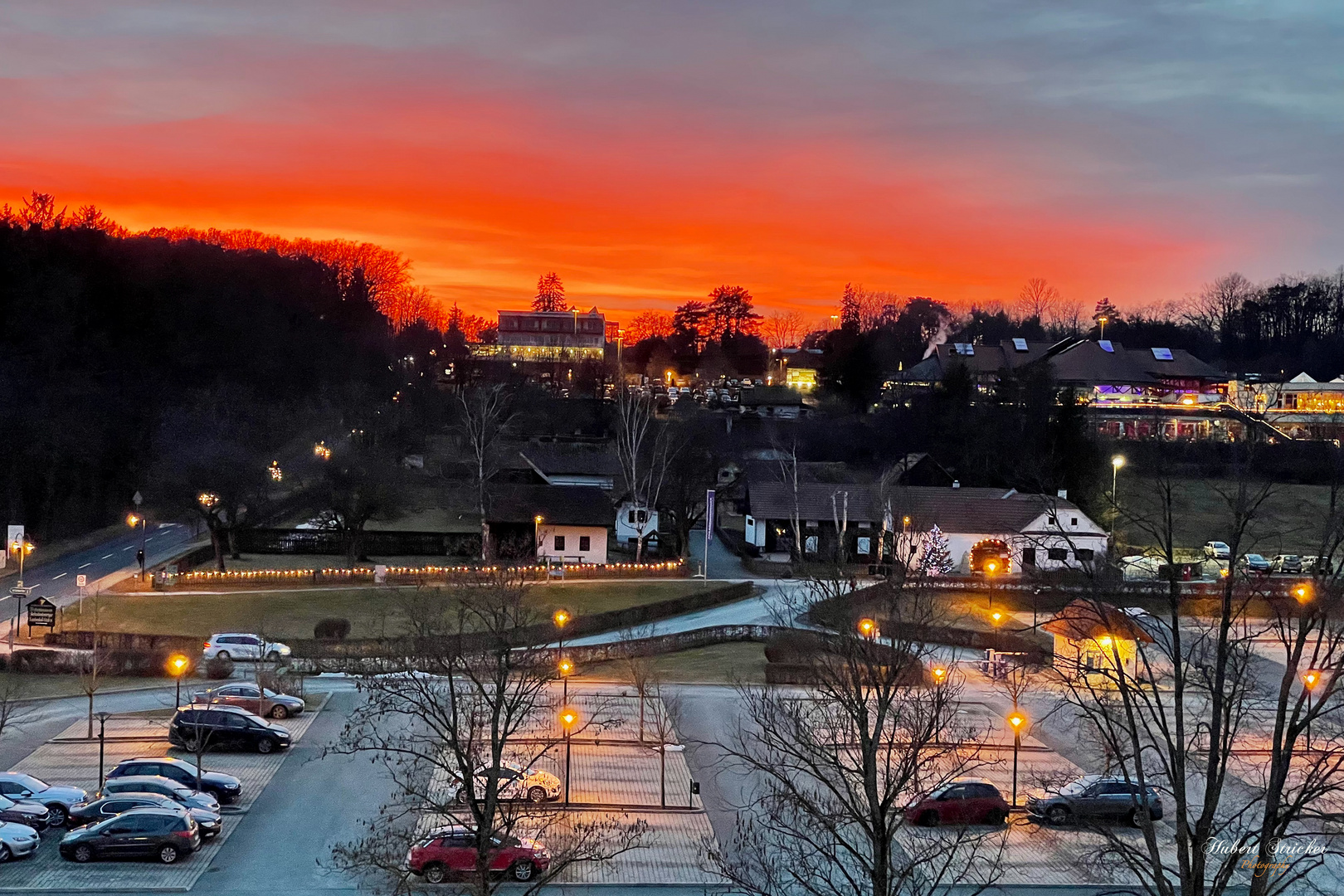 Sonnenuntergang in Bad Tatzmannsdorf