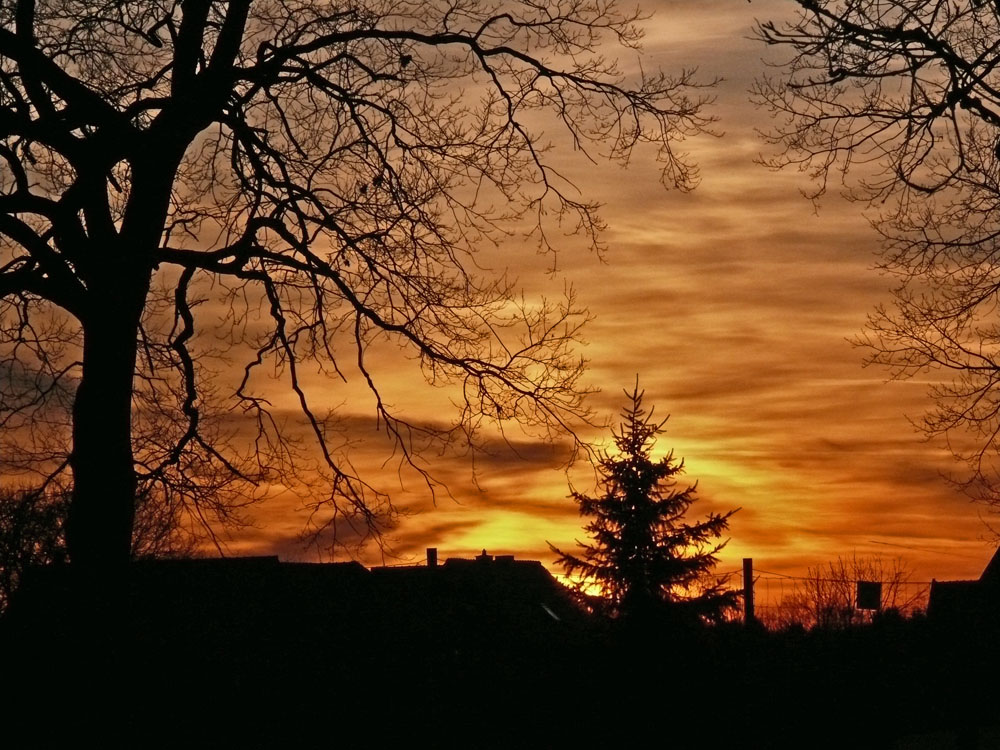 Sonnenuntergang in Bad Zwischenahn