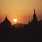 Sonnenuntergang in Bagan