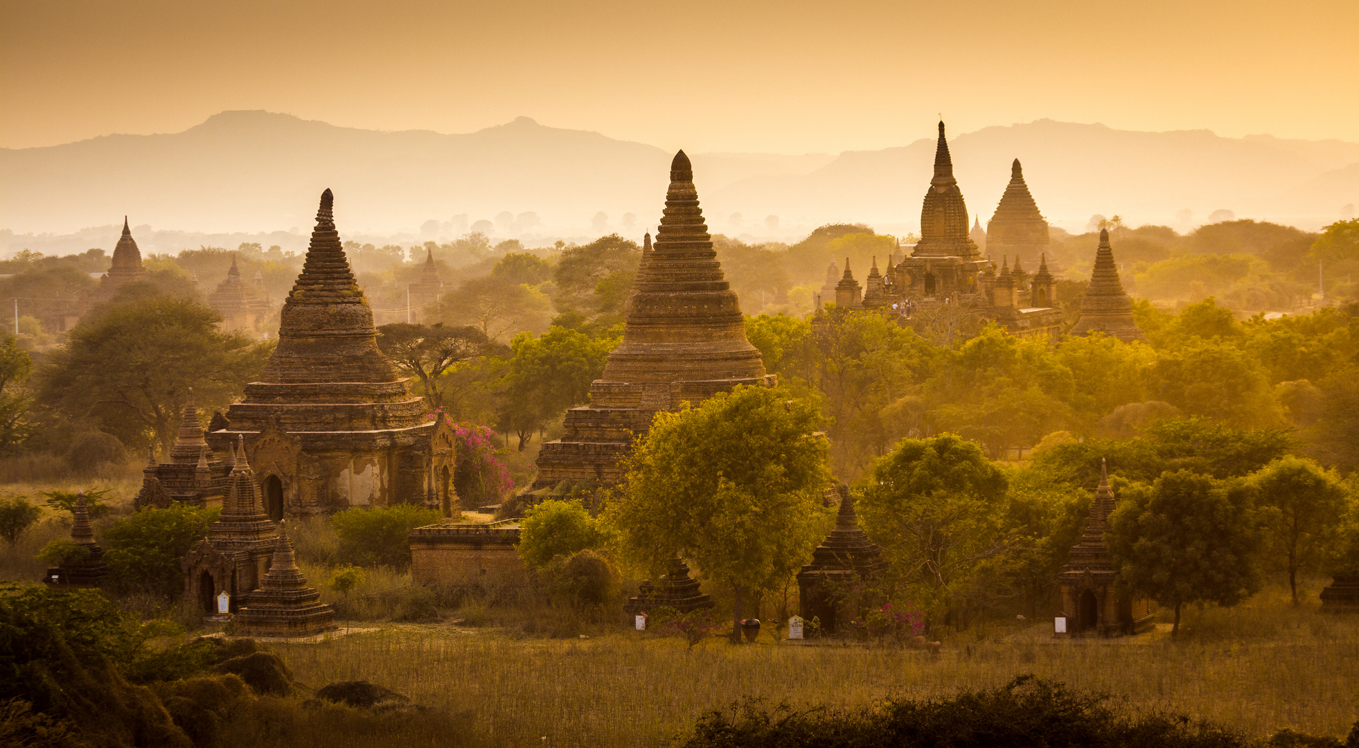 Sonnenuntergang in Bagan