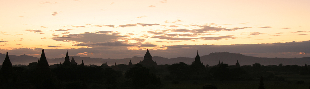 Sonnenuntergang in Bagan