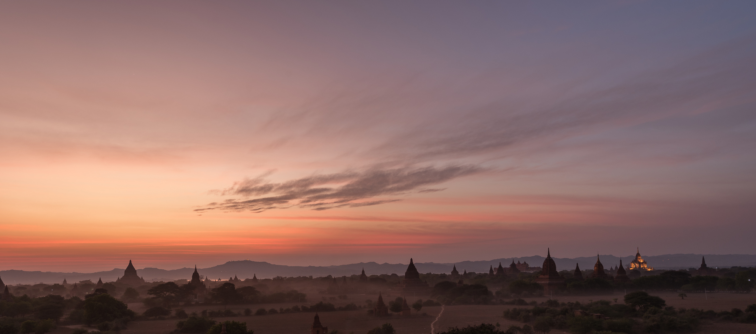 Sonnenuntergang in Bagan V