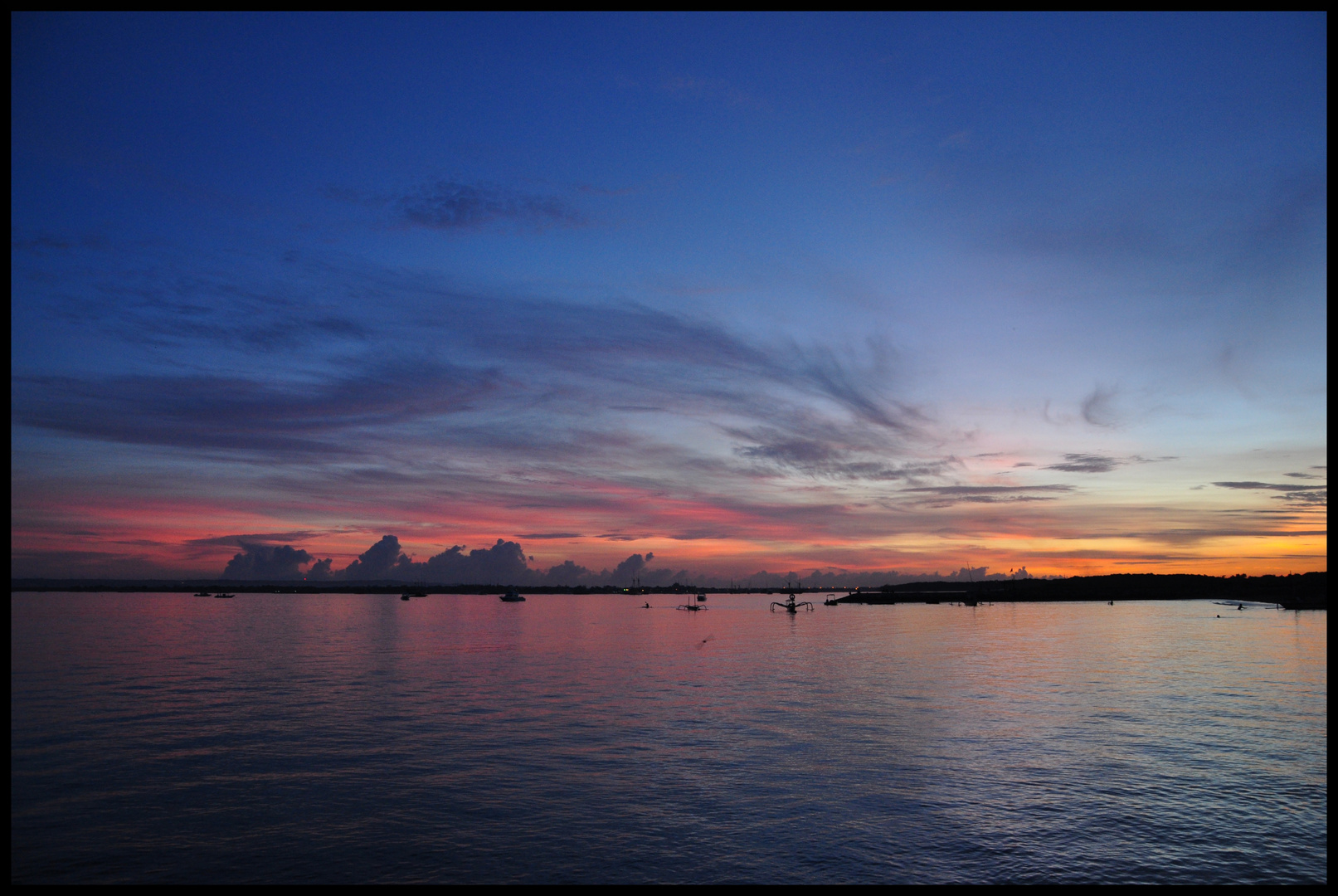 Sonnenuntergang in Bali