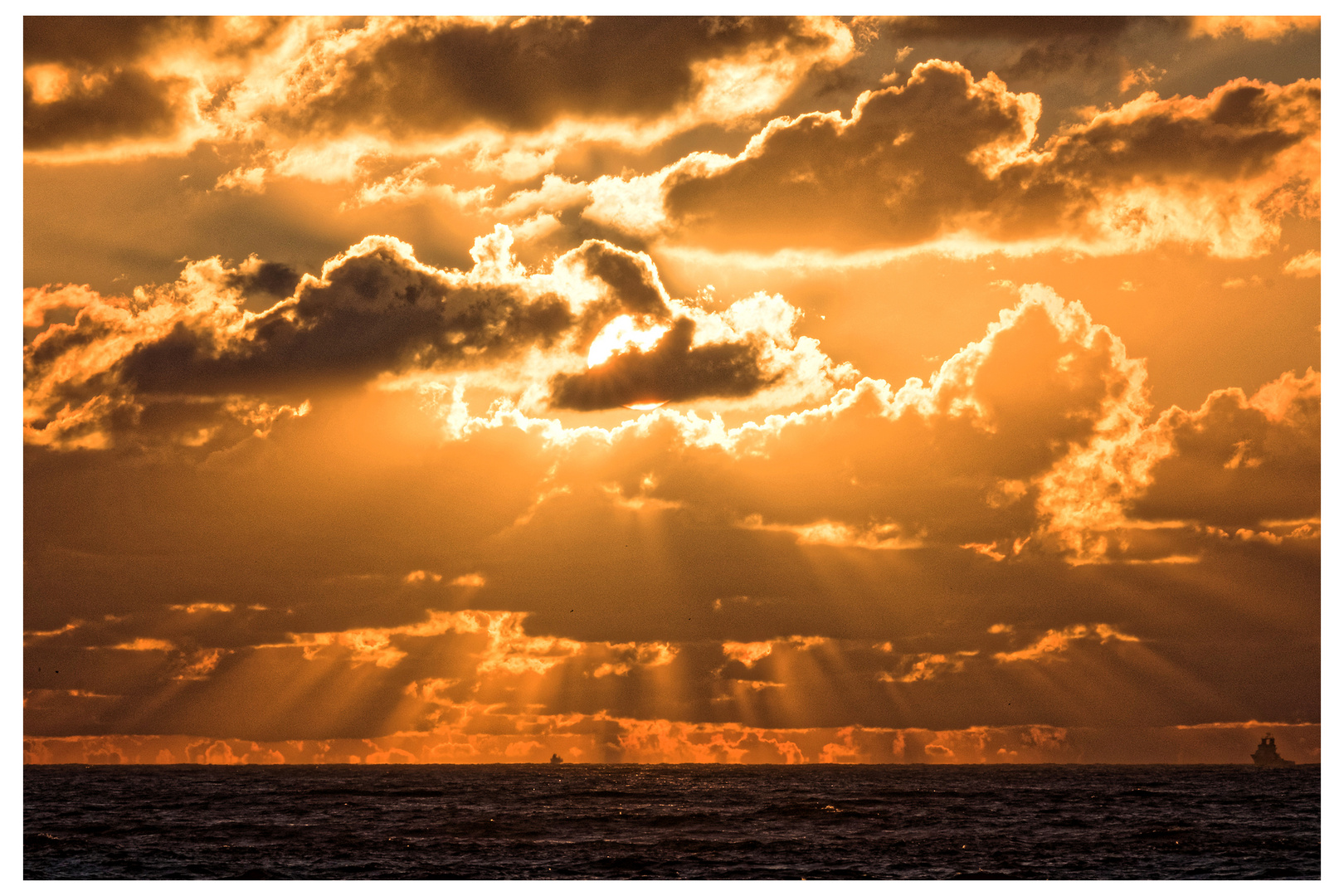 Sonnenuntergang in Baltrum