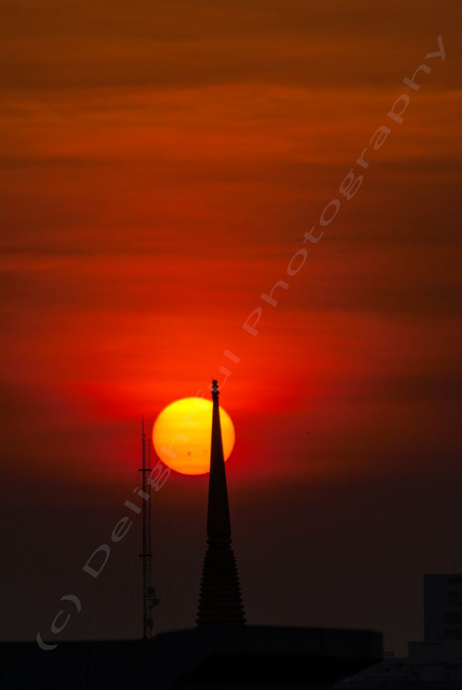 Sonnenuntergang in Bangkok