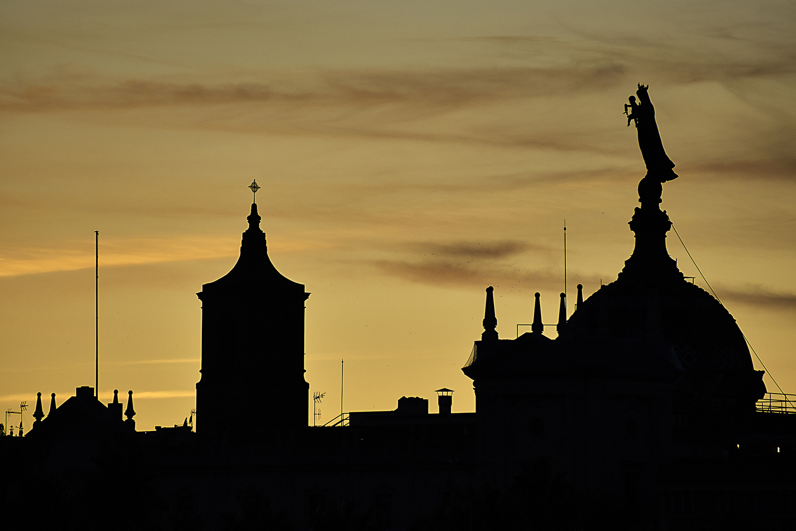 Sonnenuntergang in Barcelona