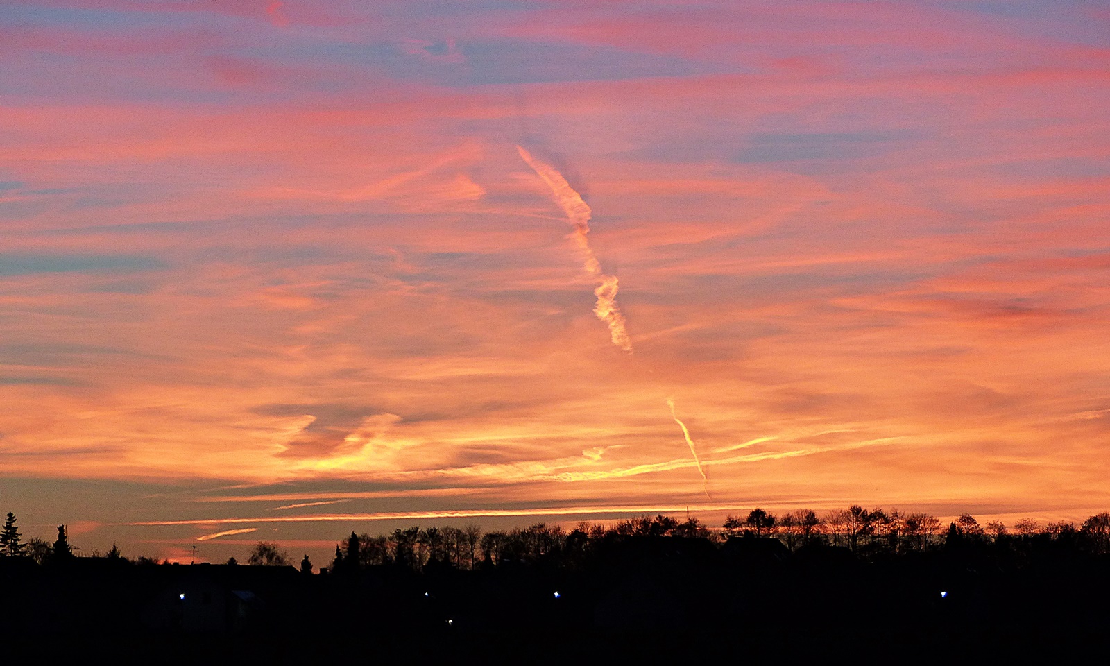 Sonnenuntergang in Bayern