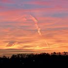 Sonnenuntergang in Bayern