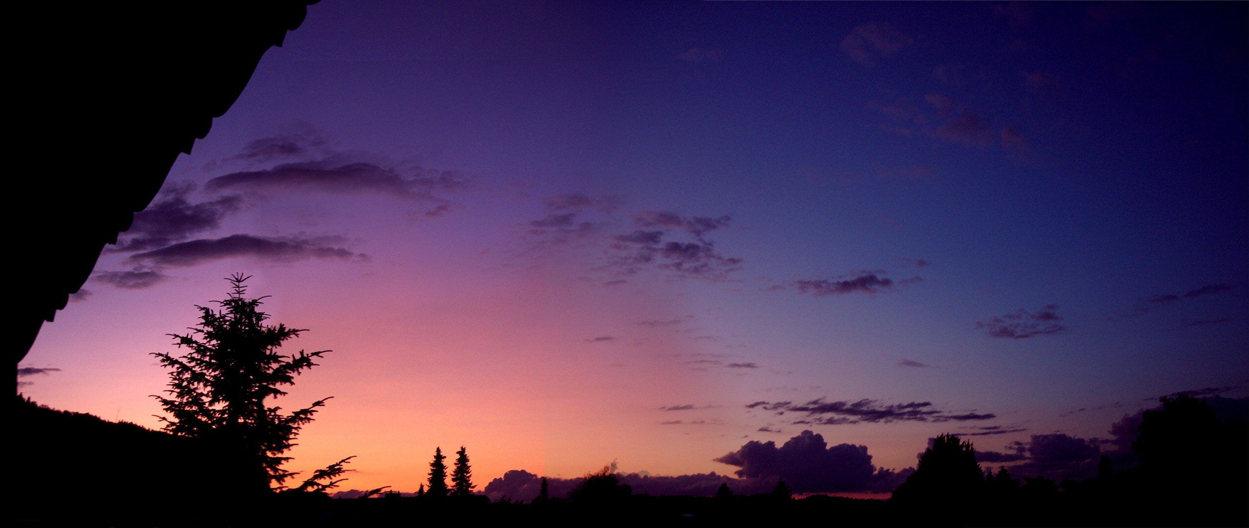 Sonnenuntergang in Bayern