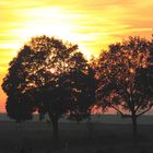 Sonnenuntergang in Bayern