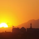 Sonnenuntergang in Beijing