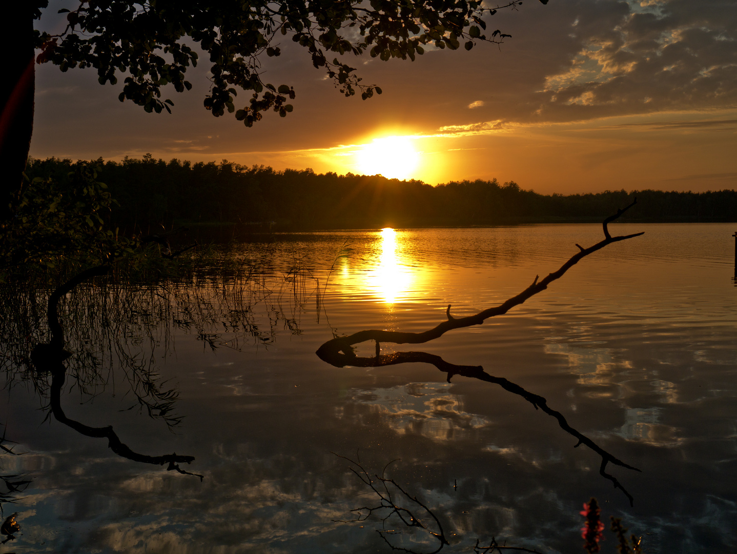 Sonnenuntergang in Belarus