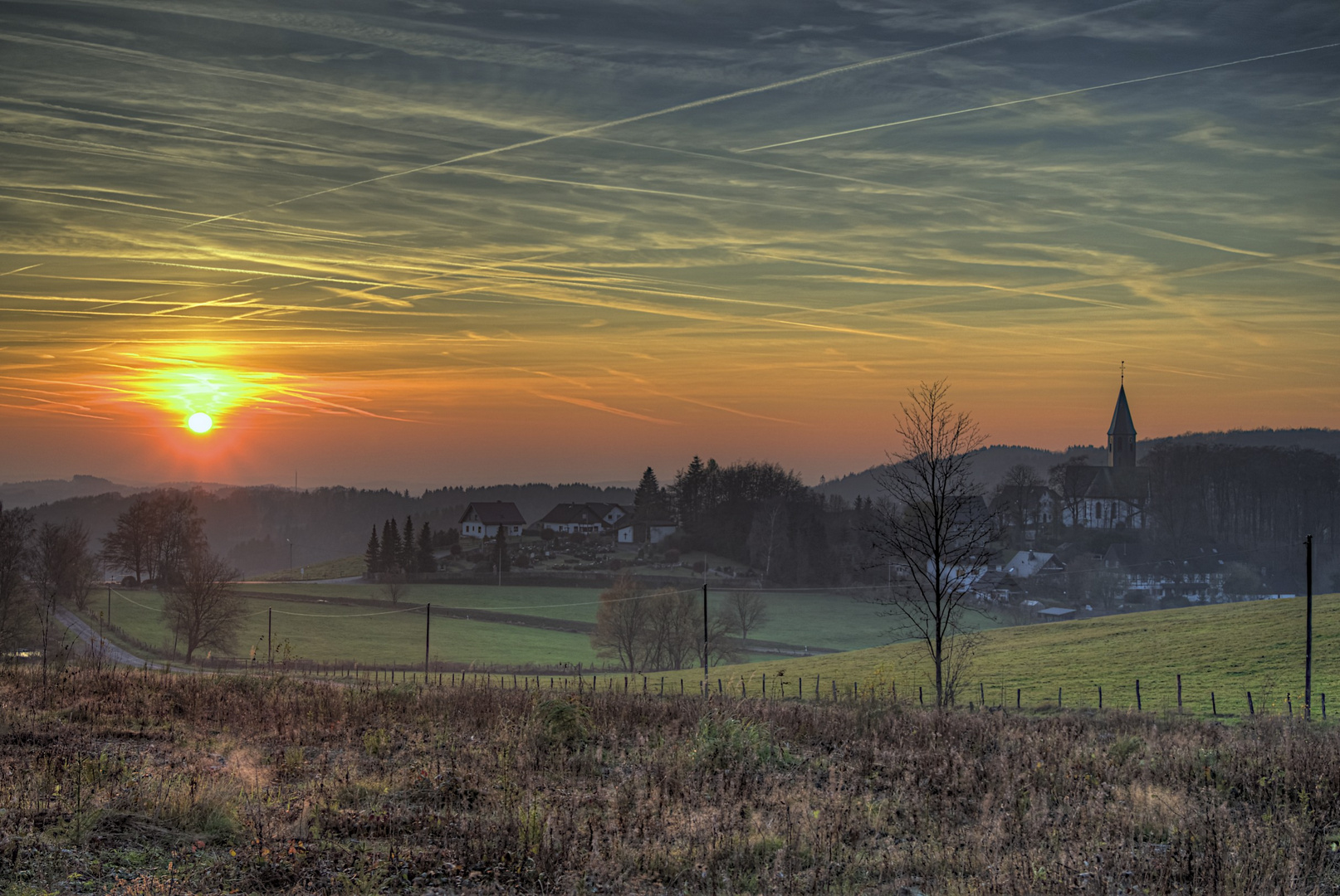 Sonnenuntergang in Belmicke