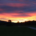 Sonnenuntergang in Benediktbeuern