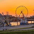 Sonnenuntergang in Bensersiel/Nordsee