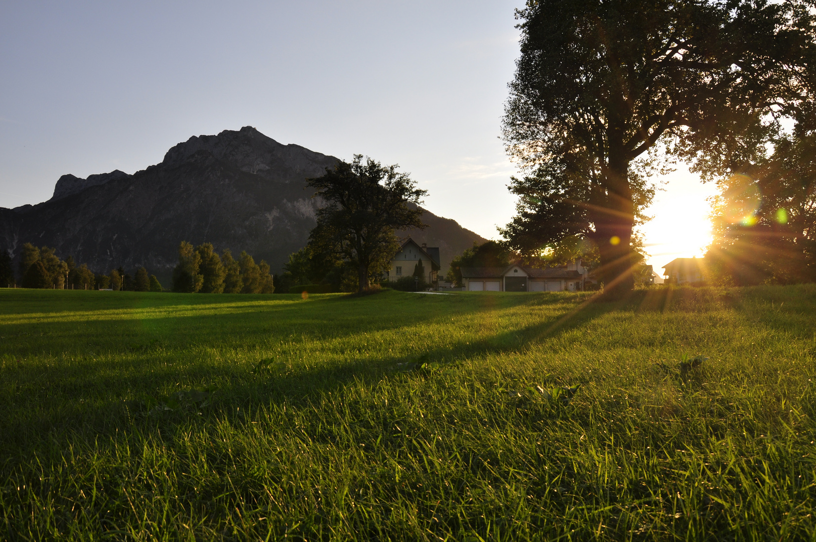 Sonnenuntergang in Berchtesgaden