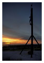 Sonnenuntergang in Berck