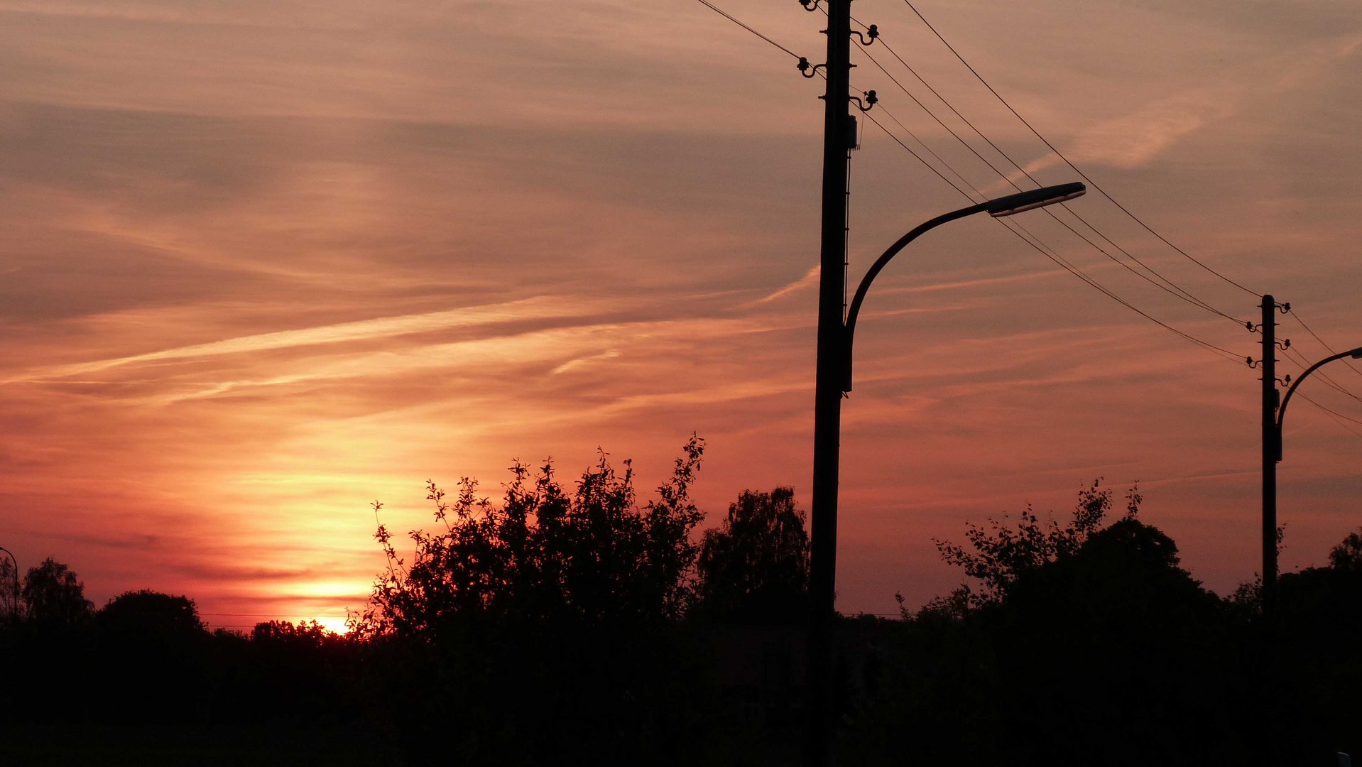 Sonnenuntergang in Bergkamen-Rünthe