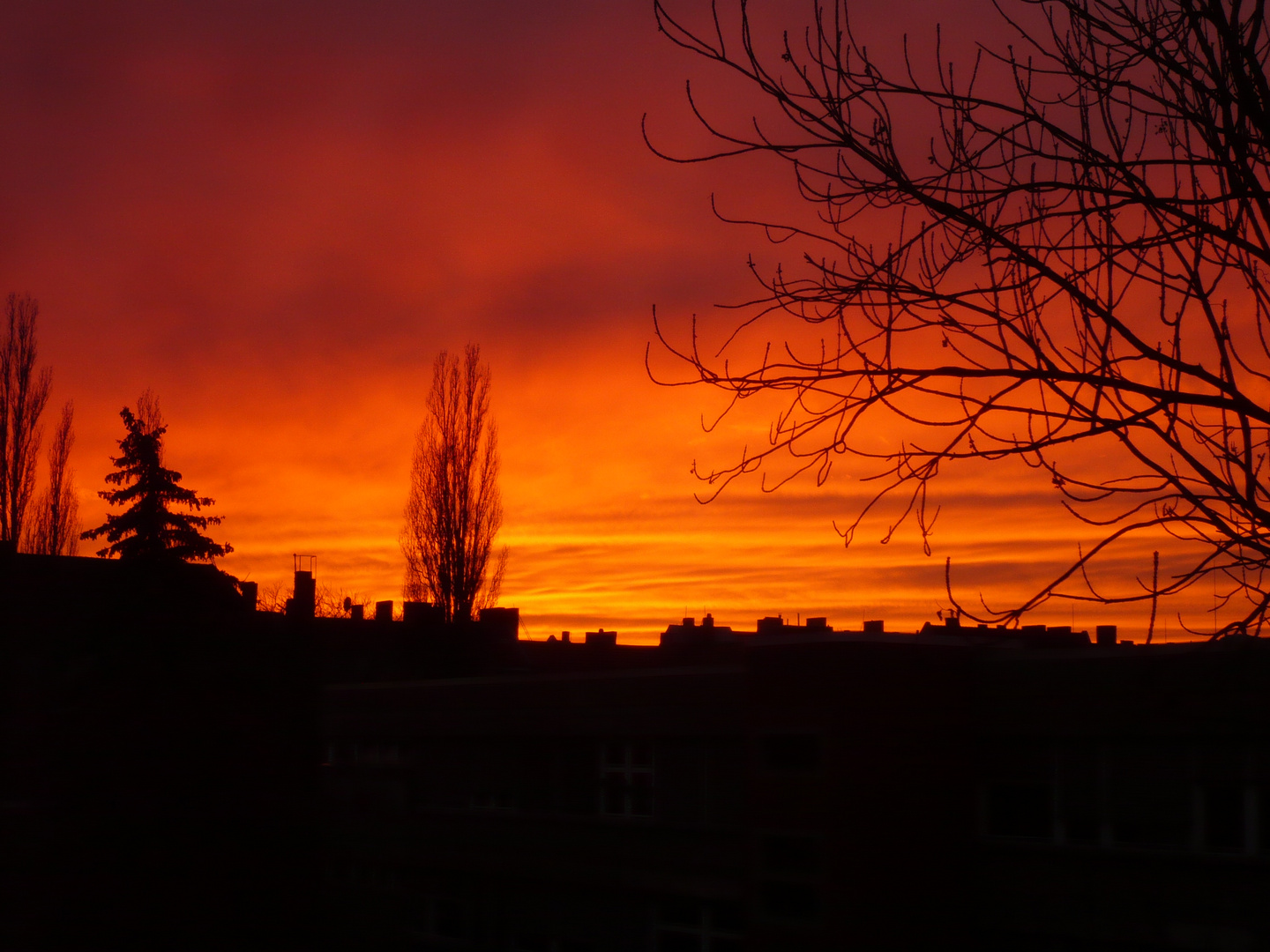 Sonnenuntergang in Berlin