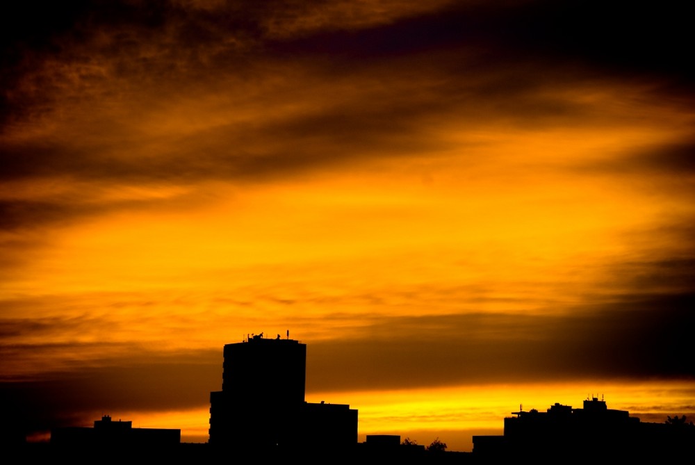 Sonnenuntergang in Berlin