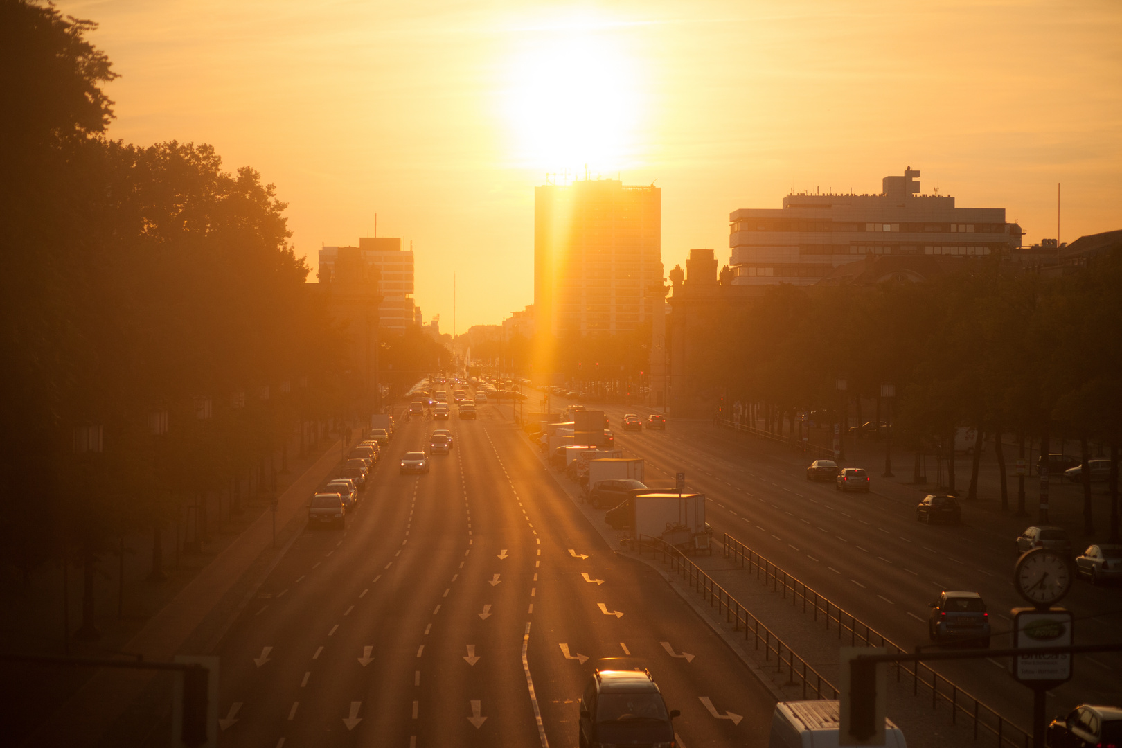 Sonnenuntergang in Berlin