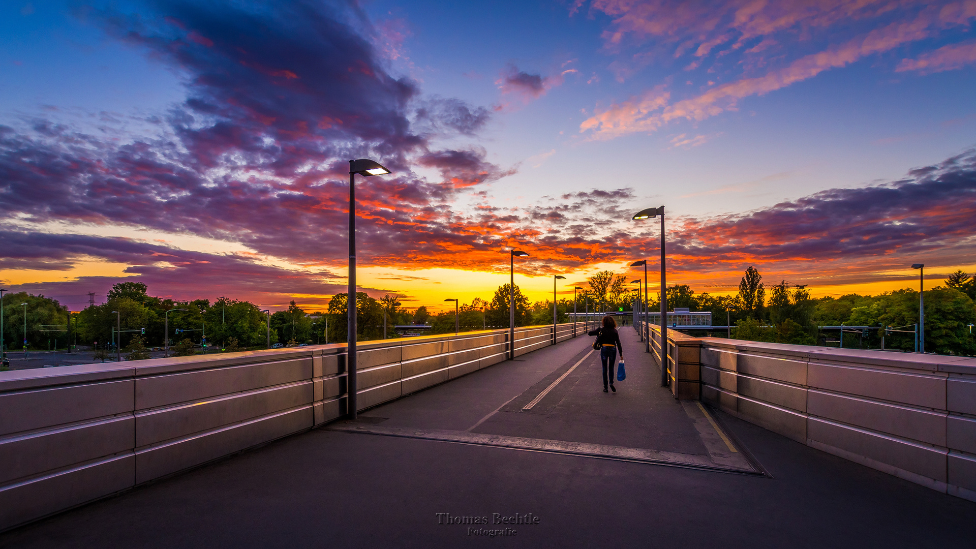 Sonnenuntergang in Berlin