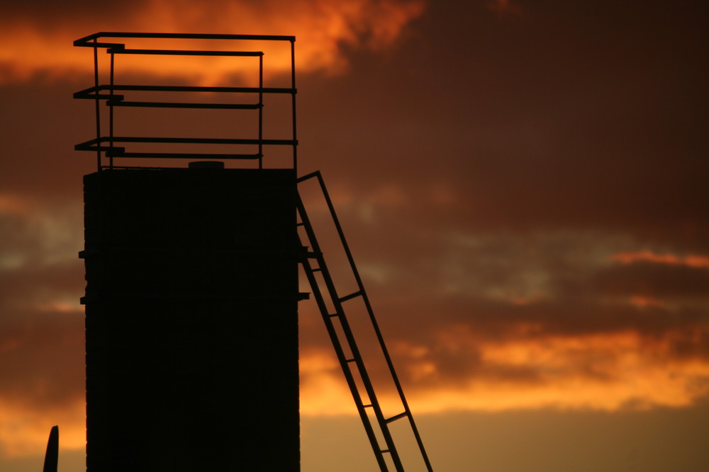 Sonnenuntergang in Berlin