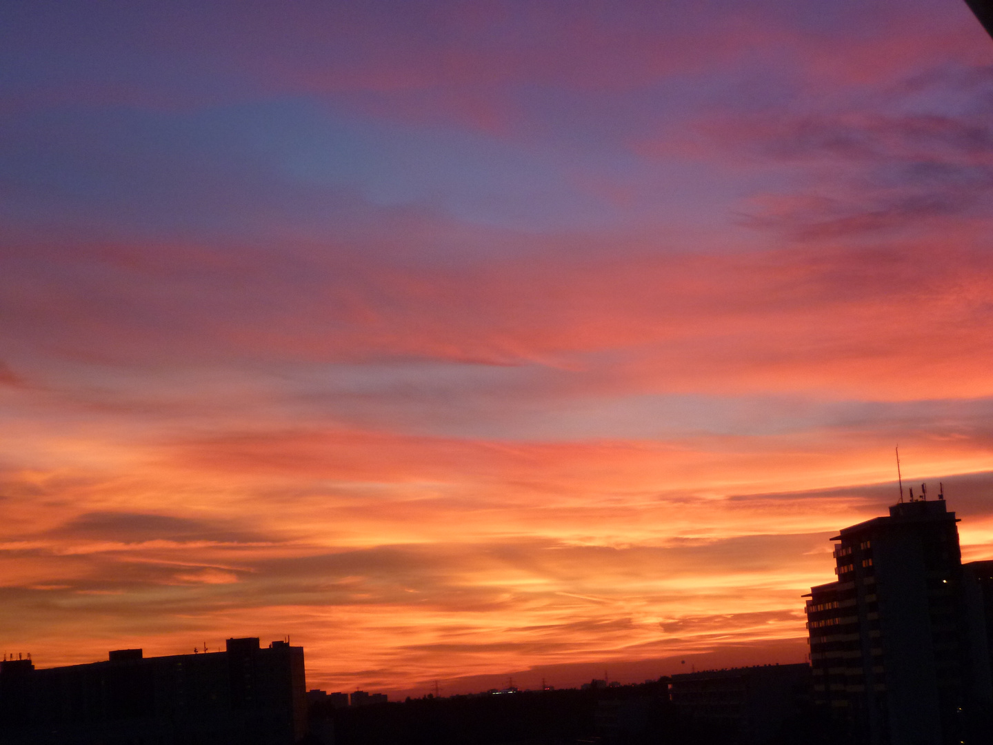 Sonnenuntergang in Berlin