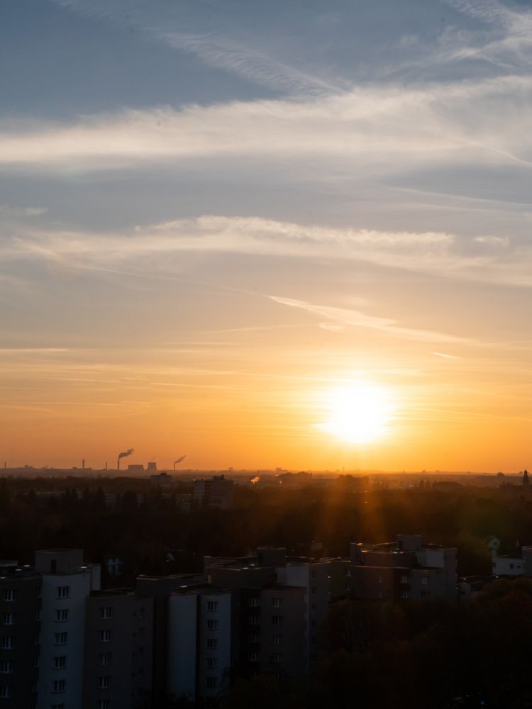 Sonnenuntergang in Berlin