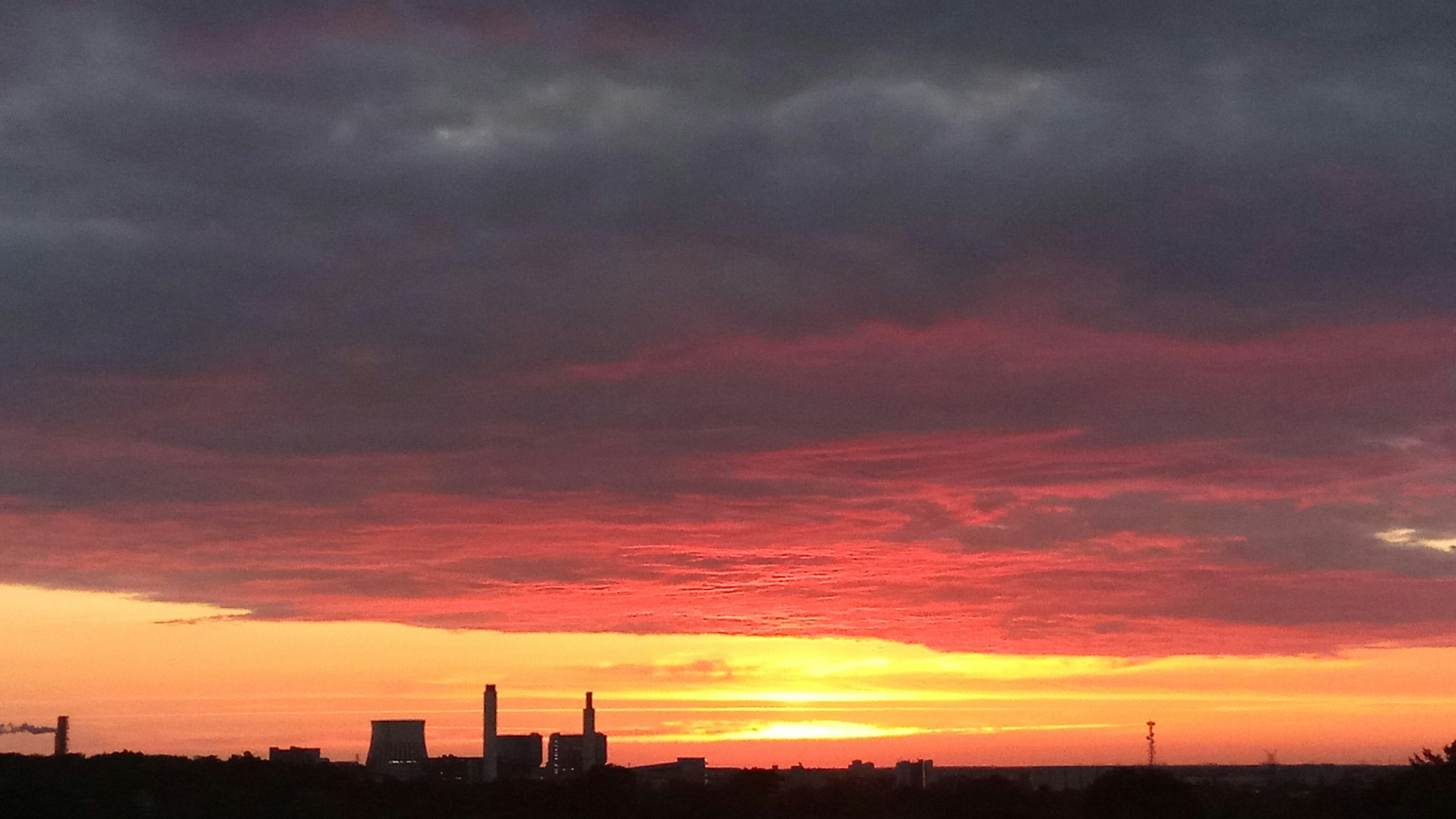 Sonnenuntergang in Berlin