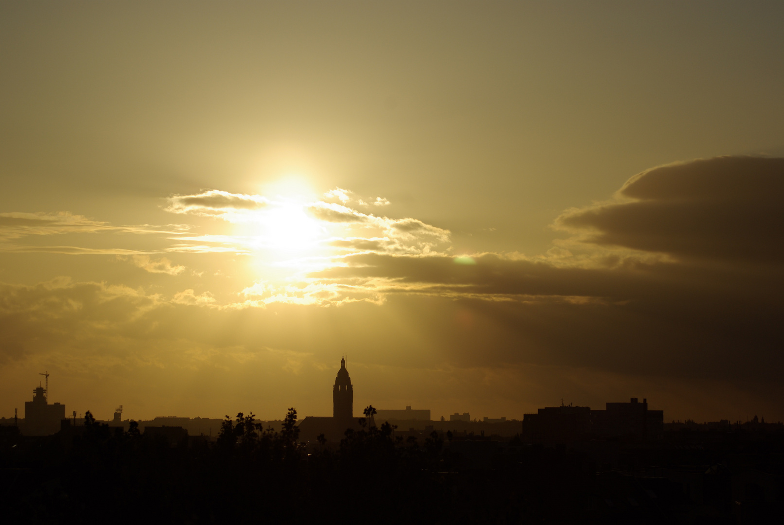 Sonnenuntergang in Berlin