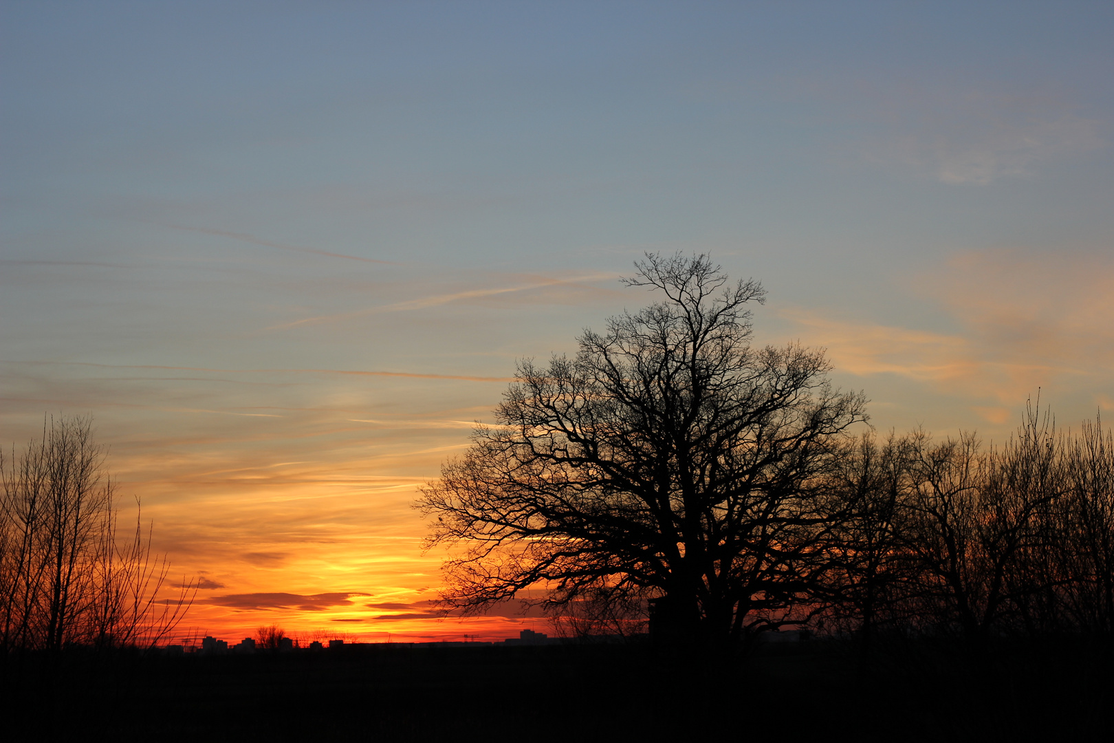 Sonnenuntergang in Berlin