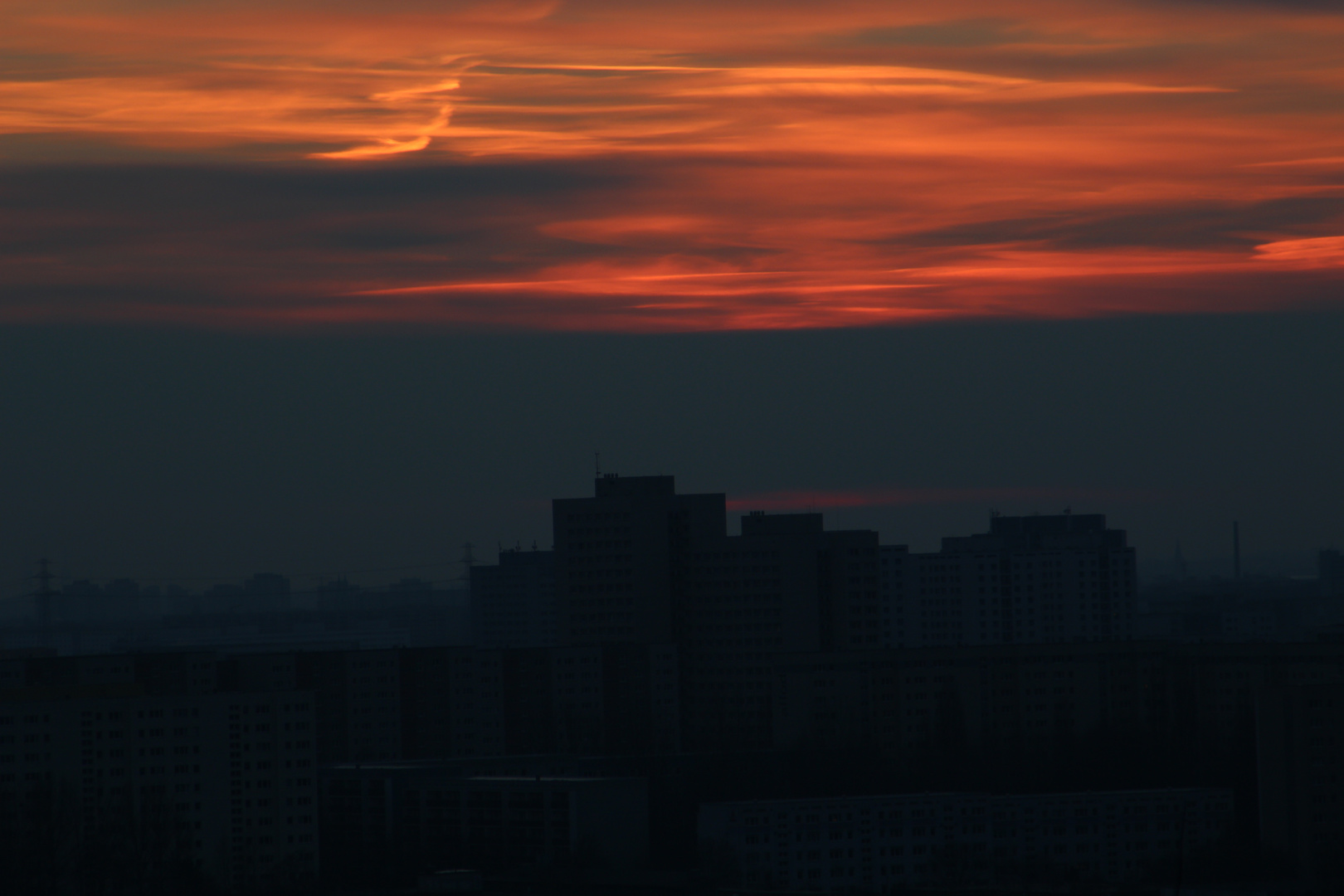 Sonnenuntergang in Berlin